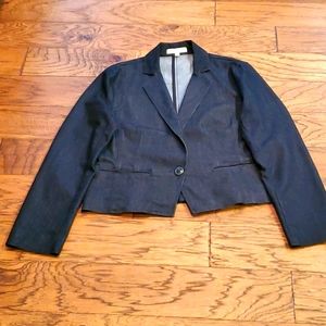 Ellen Tracy jean suit jacket